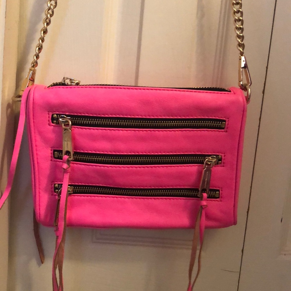 Pink Rebecca minkoff crossbody (new without tags)